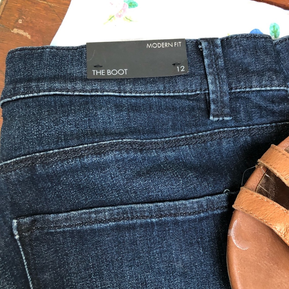 NWT Ann Taylor Size 12 dark wash jeans